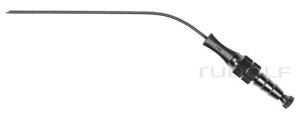 RU 6420-06 / Suction Tube Frazier (Fergusson), Ø 2,0mm 6 Ch/Fr, (Wl) 90 mm - 3 1/2", W. CUT-OFF, LUER-HUB and Stylet