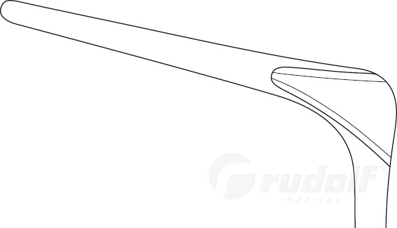 RU 8014-76 / Especulo Nasal Cottle, Figura 3, 75 mm, 13 cm