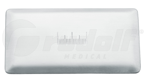 RU 7908-90 / Präpariertablett Aus Metall mit Mm-Skala, 92 x 54 mm