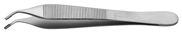 RU 4137-72 / Pinza Chirurgica Adson-Brown, Angolata 12,0 cm