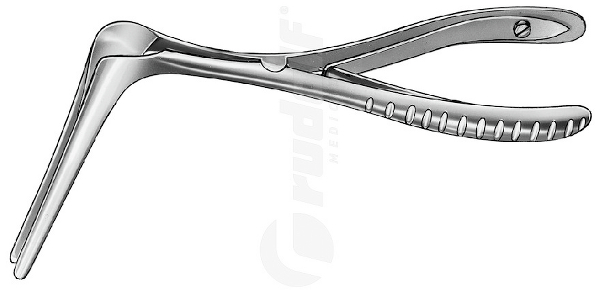 RU 8014-91 / Nasenspekulum Cottle, Figur 4, 90 mm, Hygienischer Schluss, 14 cm