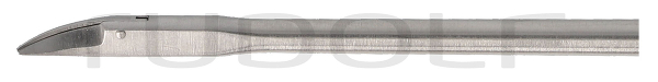 RU 8650-04/06 / Laryng. Micro Scrs, Cvd. Lft, TH-MOV. Shaft Length 23cm
/9", Conicø2/3mm
, Jaw 2mm

