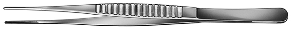 RU 7580-16 / Atraumatic Forceps De Bakey, Straight, 1.5 mm, 15 cm - 6"