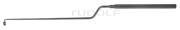 RU 8846-13 / Mikro-Ringkürette, Aufgew., 90° 24 cm, Ø 5 mm