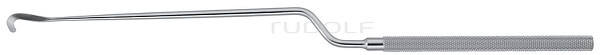 RU 8844-24 / Enucleator, Hardy, Left Bend Left Blunt, 24,5cm, 9 3/4"