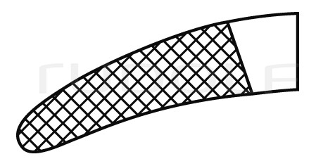 RU 6081-16 / Porte-Aiguille Gillies, TC, Courbé, 16cm