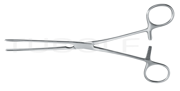 RU 6552-22 / Darmklemme Kocher, Atrauma, Gerade, (L) 22 cm