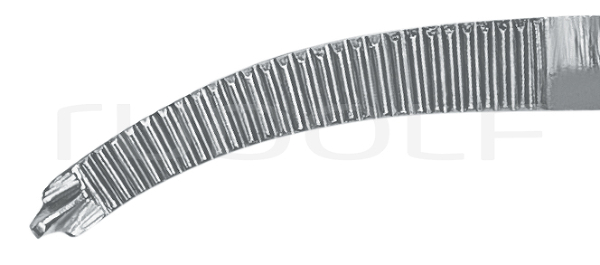 RU 3111-12 / Delicate Haemostatic Forceps Halsted- Mosquito, Curved, 1x2 Teeth, 12.5 cm
/5"