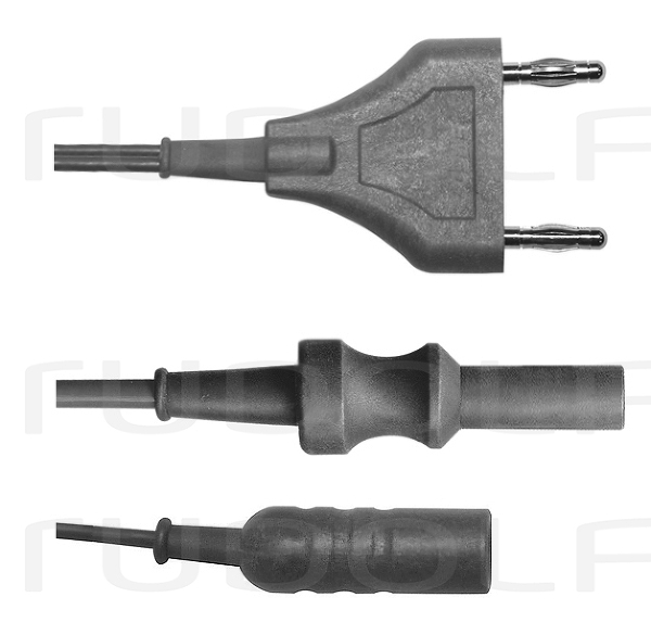 HF310-183 / Hf-Bipolares Resektoskop Anschlusskabel Länge 4,5m, 2-Pin Flachstecker 29mm