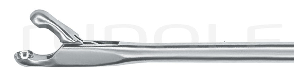 RU 8650-03/21 / Laryng. Spoon Fcps. Str., FF-MOV. Shaft Length 23cm
/9", Conicø2/3mm
, Jaw 2mm

