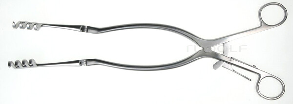 RU 4743-41 / Divaricatore Beckmann, Semi-Acuto 31cm, 4x4 Denti