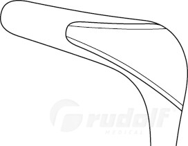 RU 8016-36 / Especulo Nasal Cottle-Walter, Figura 1, 35 mm, 13 cm - 5"