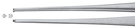 RU 4140-30 / Pinzette Chir. Micro-Semken 12,5 cm