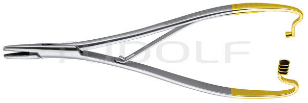 RU 6066-17 / Needle Holder Mathieu, TC, Str. 17cm, 6 3/4"