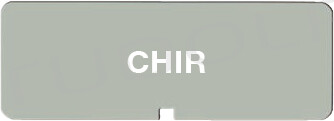 CS950-061 / Plaque D'identification, Argent Avec Gravure
