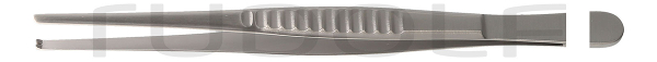 RU 4120-18 / Pinzette Chir. Mod. Usa, Ger., 1x2Z. 18,5 cm