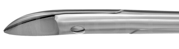 RU 2891-12 / Forbice Beebee Per Corona, St/St, Curva Dentellata, 12,0 cm