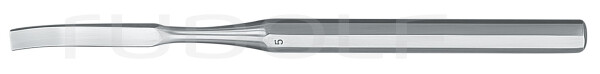 RU 5321-14 / Osteotomo Hoke, Curvo 5mm, 14cm