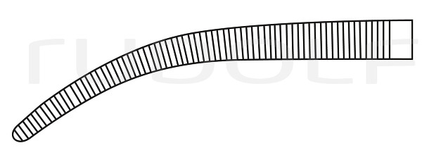 RU 3101-21 / Hemost. Fcps Halsted-Mosquito, Cvd. 21 cm, 8,25"