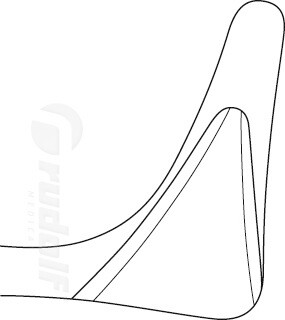 RU 8013-36 / Especulo Nasal Killian-Walter, Figura 1, 40 mm, 14 cm - 5 1/2"