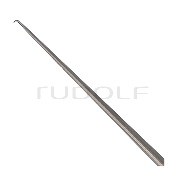 RU 7907-05/15 / Ear Hook Shambaugh, Sharp, Angled 90°, 1.5 mm, 16 cm - 6 1/4"
