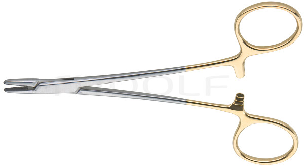 RU 6047-12 / Needle Holder Derf, TC, Str. 12,5cm, 5"