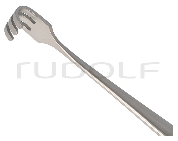 RU 4486-02 / Retractor Senn-Mueller, Blunt 16 cm - 6 1/4", 7 x 8 mm, 18 x 6 mm
