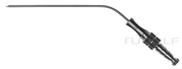 RU 6420-07 / Suction Tube Frazier (Fergusson), Ø 2,3mm 7 Ch/Fr, (Wl) 90 mm - 3 1/2", W. CUT-OFF, LUER-HUB and Stylet