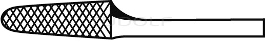 RU 6029-11 / Portagujas Baby-Olsen-Hegar, Dentado En Cruz, 2 mm, 11 cm
