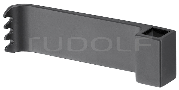 RU 6431-36 / Valve MC Culloch, Étroite, Noire, 1 Pce 60x20mm
