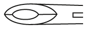 RU 8090-02 / Laminektomiezange Weil-Blakesley, Gerade, Maulbreite 3,5 mm, Schaftlänge 12 cm