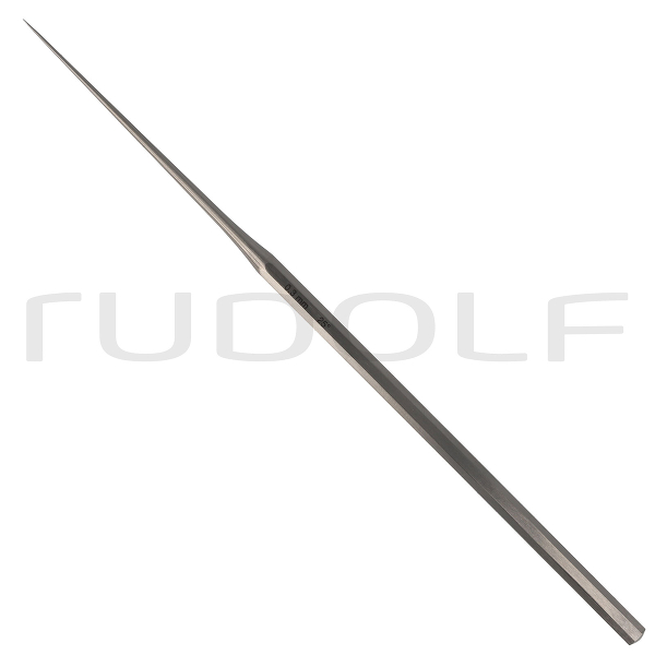 RU 7907-03/03 / Ohr-Häkchen Shambaugh, Scharf, Abgewinkelt 25°, 0,3 mm, 16 cm