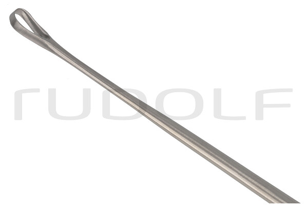 RU 7318-06 / Uterus-Kürette Recamier, Biegsam, Scharf 31,0 cm; Fig. 0,6mm