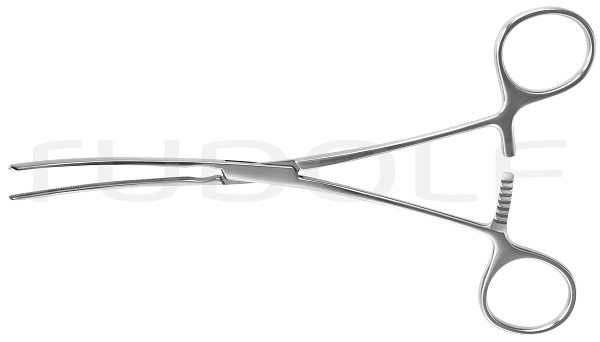 RU 6535-18 / Darmklemme Doyen, Atrauma, Gebogen, (L) 18 cm