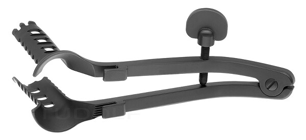 RU 6438-14 / Bivalve Speculum, Black-Finish 70mm