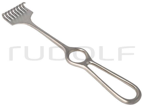 RU 4502-08 / Retractor Volkmann, Semi-Sharp, 8 Prongs 22,5 cm
/8 3/4"