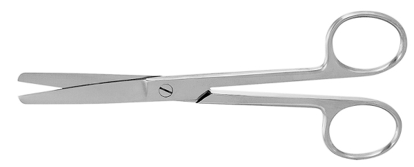 RU 1001-10 / Scissors, Bl/Bl, Str., Fig. 1 10,5 cm