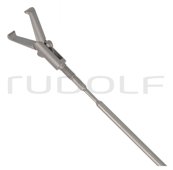 RS000-736 / Aufsatz Fasszange Allis, mit Zaehnen, Doppelbeweglich, Ø 5 mm