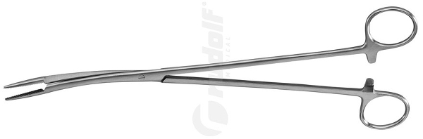 RU 3873-25 / Polyp.+Dressing Fcps Pelkmann, Cvd. 25 cm, 10"