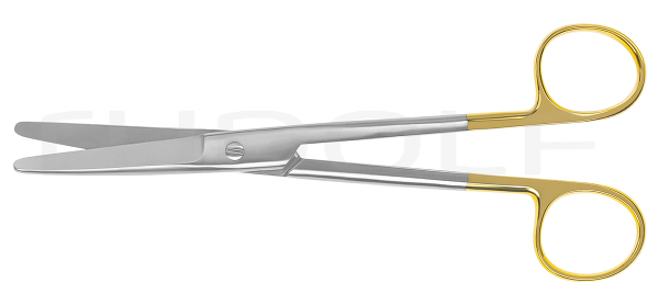 RU 1253-17 / Dissecting Scissors Mayo, Cvd., TC 17 cm - 6 3/4"