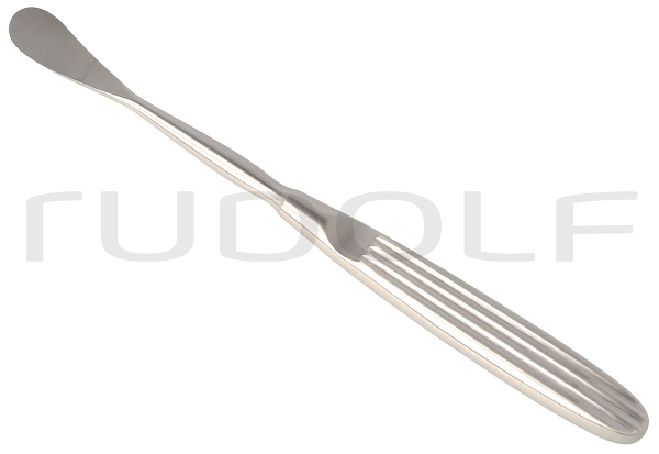 RU 5414-14 / Raspatorium Jansen, Gebogen, Scharf, 14 mm, 19,5 cm