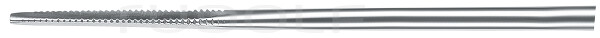 RU 4936-16 / Cotton Applicator Farrell, Triangular Serrated End, Ø 1.1 mm, 16.5 cm - 6 1/2"
