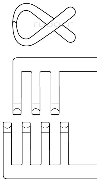 RU 4723-16 / Separador Cone (Adson-Baby), Romo, 3x4D., 16 cm