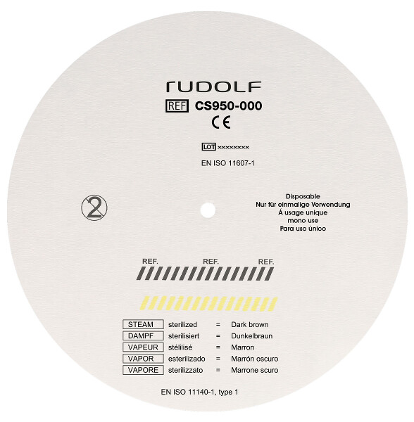 CS950-000 / Einmal-Papierfilter für Container Systeme: Flach, 1/2, 3/4, 1/1 Ø 19cm; 1.000 Stück/Packung