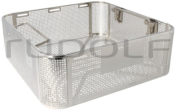 CS141-090 / Panier En Tôle Perforée, 240x240x90 mm