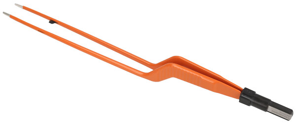 HF520-175 / Pinza Bipolar Non-Stick, Bayoneta, Recta, Conector Plano, 2 mm, 24 cm