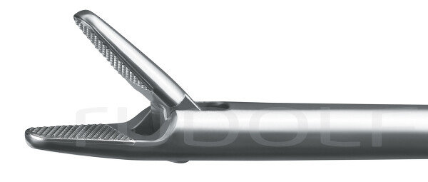 LP354-033 / Needle Holder; TC; Straight; Ergo Curved Handle; Wl 330mm; Ø5mm