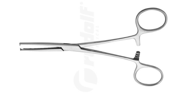 RU 3010-14 / Pinza Emost. Ochsner-Kocher, Retta, 1x2D 14,0 cm
