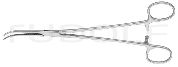 RU 3253-62 / Hemost. Fcps Kelly, Cvd. 22 cm, 8,75"