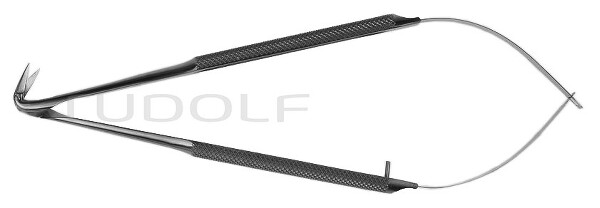RU 1771-99R / Forbice Vascolare, Ac/Ac, Manico Piatto 125°, Streamline, 18,0 cm